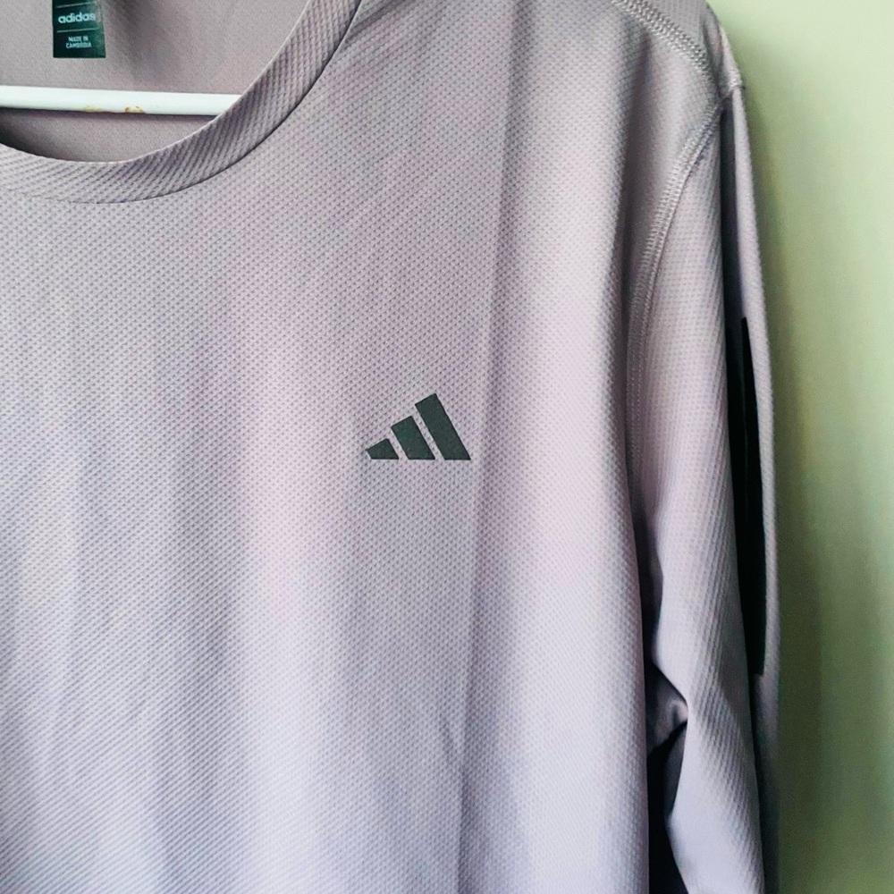 Adidas Light Purple Long Sleeve Top - Picture 5 of 7